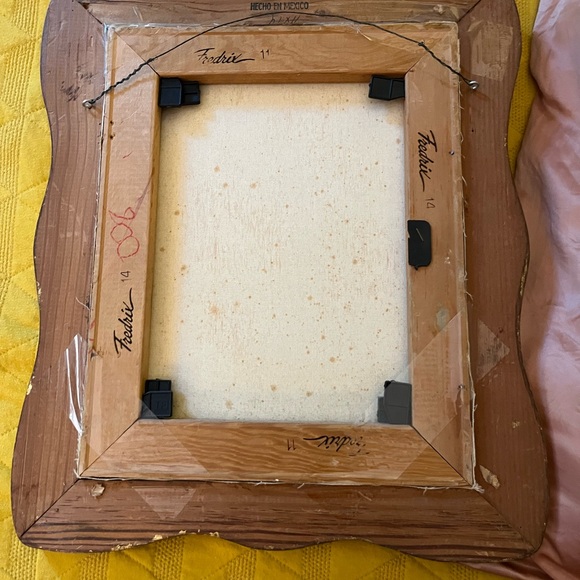 Vintage signed daisies still life in ornate frame - Picture 2 of 4